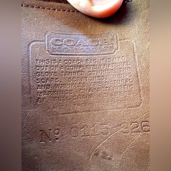 RARE Vintage Coach Mini Bag - #9825 (Tabac or British Tan) - Picture 9 of 10